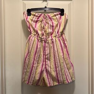 Striped Old Navy Small multi colored and striped Women's Shorts Romper